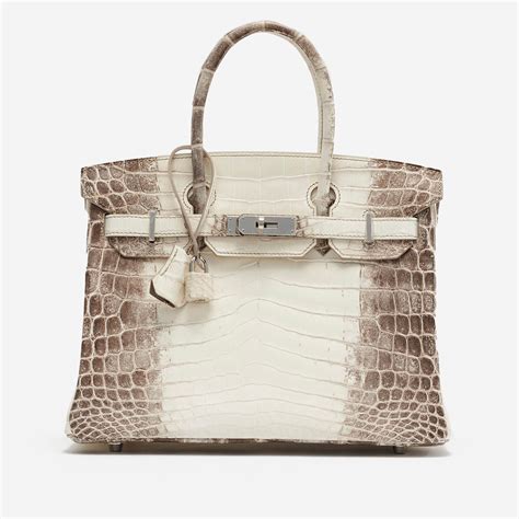 hermes birkin 30 himalayan niloticus crocodile bag|crocodile Birkin from the everglades.